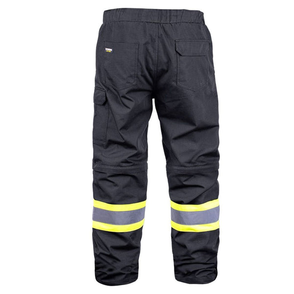 Terra Men's Hi-Vis 2 in 1 Cargo Pants with Removable Legs 116628