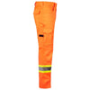 Terra Men's Hi-Vis Cargo Pants with Knee Pad Pockets 116618 - Orange