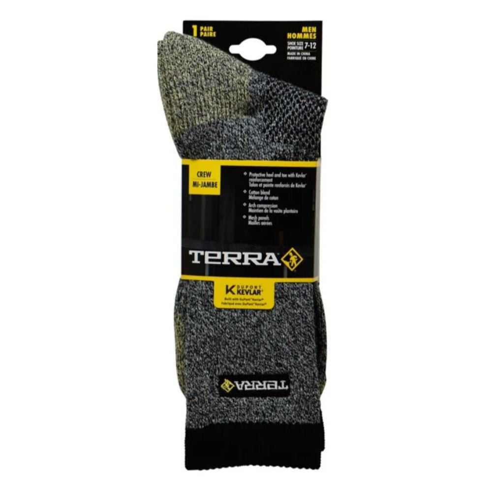 Terra Men's Kevlar Work Socks 3285-BKM