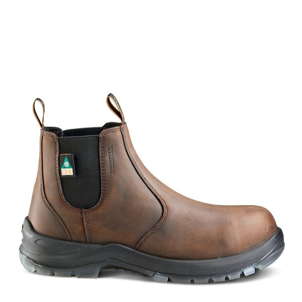 Terra Murphy Unisex 6" Composite Toe Slip On Work Boot R4NRDB - Dark Brown