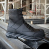Terra Patton TR0A4NS5BLK Unisex 8" Steel Toe Work Safety CSA Boot  - Black