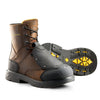 Terra Patton Unisex 8" Aluminum Toe External MET Guard Work Safety CSA Boot 1314DB - Dark Brown