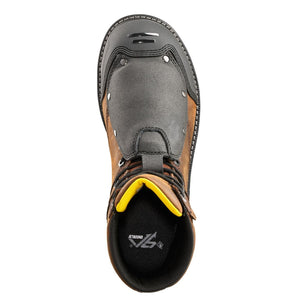 Terra Patton Unisex 8" Aluminum Toe External MET Guard Safety CSA Boot 1314DB - Dark Brown