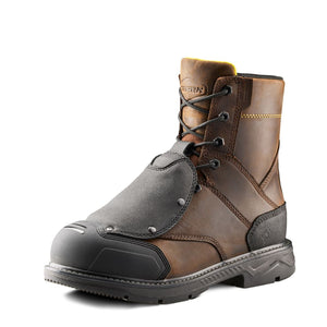Terra Patton Unisex 8" Aluminum Toe External MET Guard Safety CSA Boot 1314DB - Dark Brown