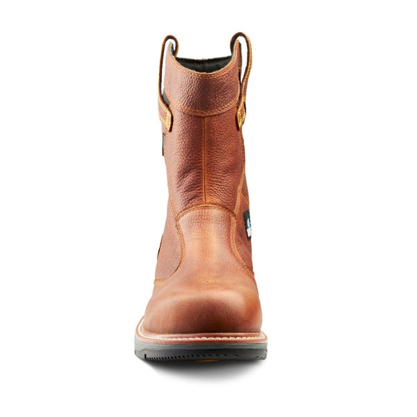 Terra Patton Waterproof Unisex 8" Alloy Toe CSA Pull-on Work Boot TR0A4TCBBRN