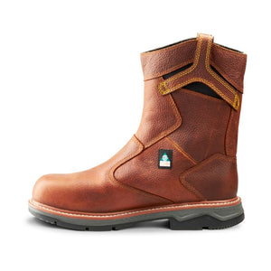Terra Patton Waterproof Unisex 8" Alloy Toe CSA Pull-on Work Boot TR0A4TCBBRN