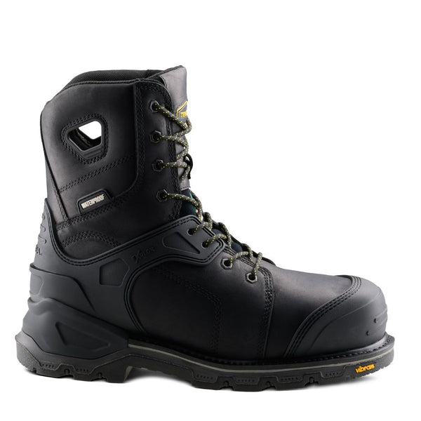 Terra Sentinel Men's 8" Composite Toe Waterproof Work Boot 1169BK - Black