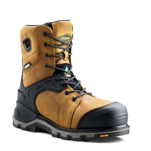 Terra Sentinel Men's 8" Composite Toe Waterproof Work Boot 1169TN - Tan