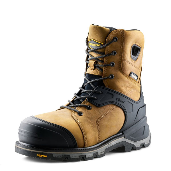 Terra Sentinel Men's 8" Composite Toe Waterproof Work Boot 1169TN - Tan