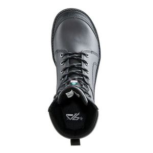 Terra Sheridan 1198BK Unisex 8" Steel Toe Work Safety CSA Boot - Black