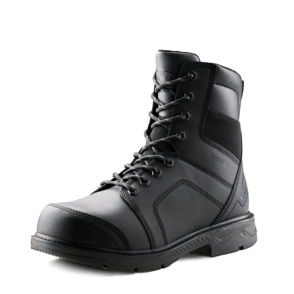 Terra Sheridan 1198BK Unisex 8" Steel Toe Work Safety CSA Boot - Black