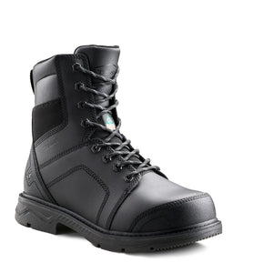 Terra Sheridan 1198BK Unisex 8" Steel Toe Work Safety CSA Boot - Black