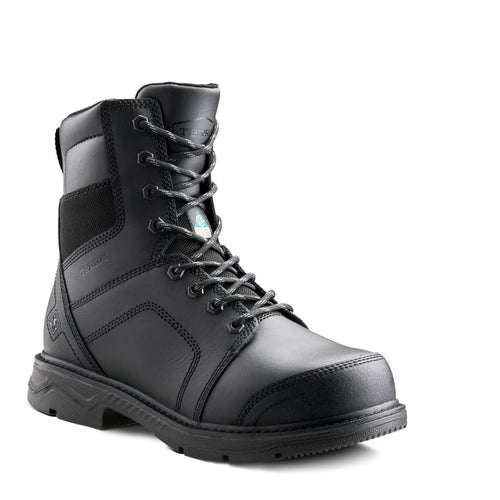 Terra Sheridan 1198BK Unisex 8" Steel Toe Work Safety CSA Boot - Black