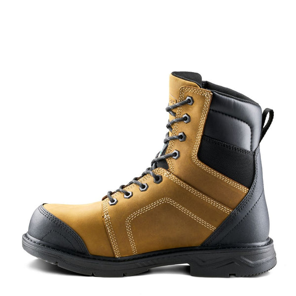 Terra Sheridan 1198BN Unisex 8" Steel Toe Work Safety CSA Boot - Brown