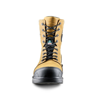 Terra Sheridan 1198BN Unisex 8" Steel Toe Work Safety CSA Boot - Brown
