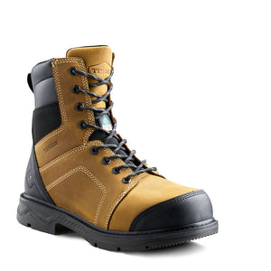 Terra Sheridan 1198BN Unisex 8" Steel Toe Work Safety CSA Boot - Brown