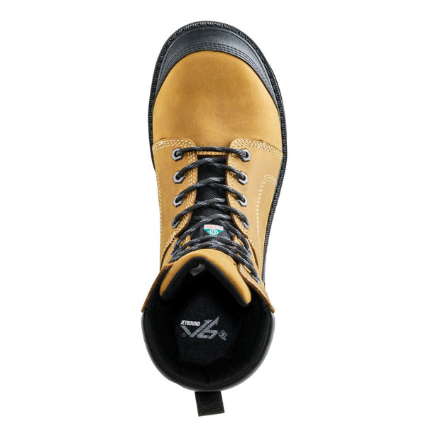 Terra Sheridan 1198BN Unisex 8" Steel Toe Work Safety CSA Boot - Brown
