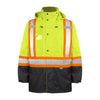 Terra Hi-Vis Rain Work Jacket 116520JYL - Yellow