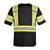 Terra Hi-Vis Short Sleeve Work T-Shirt 116524BK - Black