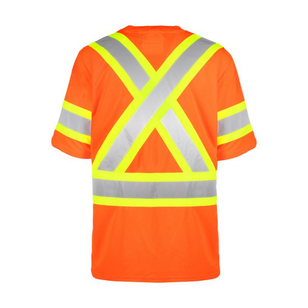 Terra Hi-Vis Short Sleeve Work T-Shirt 116524or - Orange