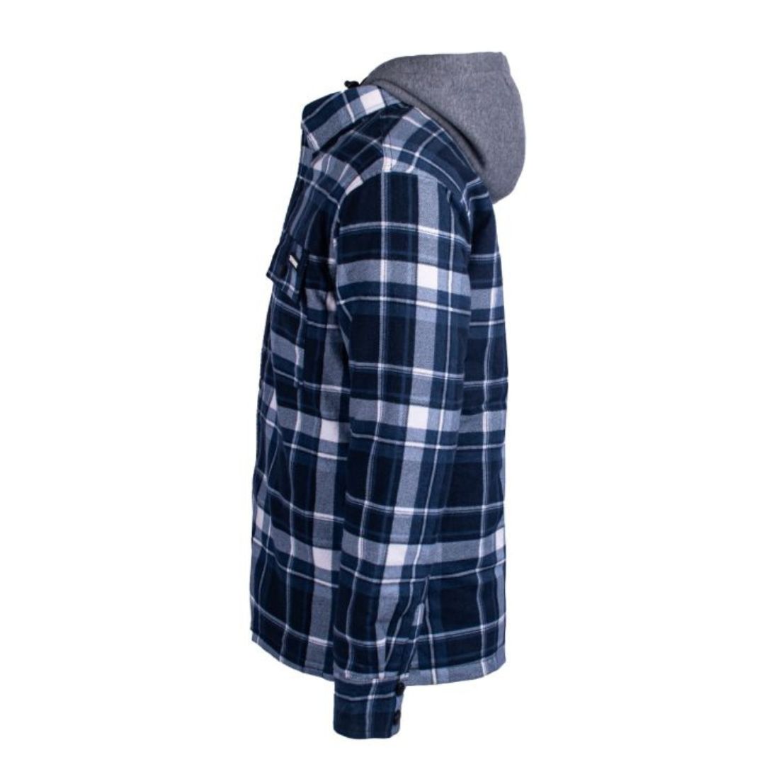 Flannel and hoodie on sale