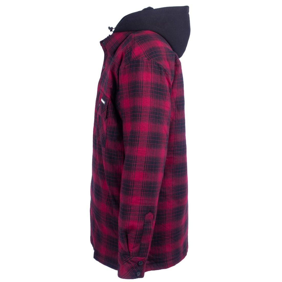 Quilted flannel hoodie outlet
