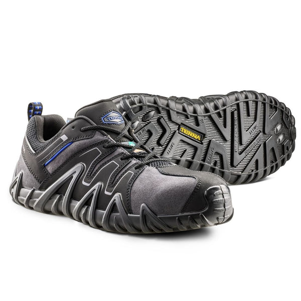 Terra Spider 3.0 Unisex Lightweight Composite Toe Work Shoe 1091BG - Black/Grey