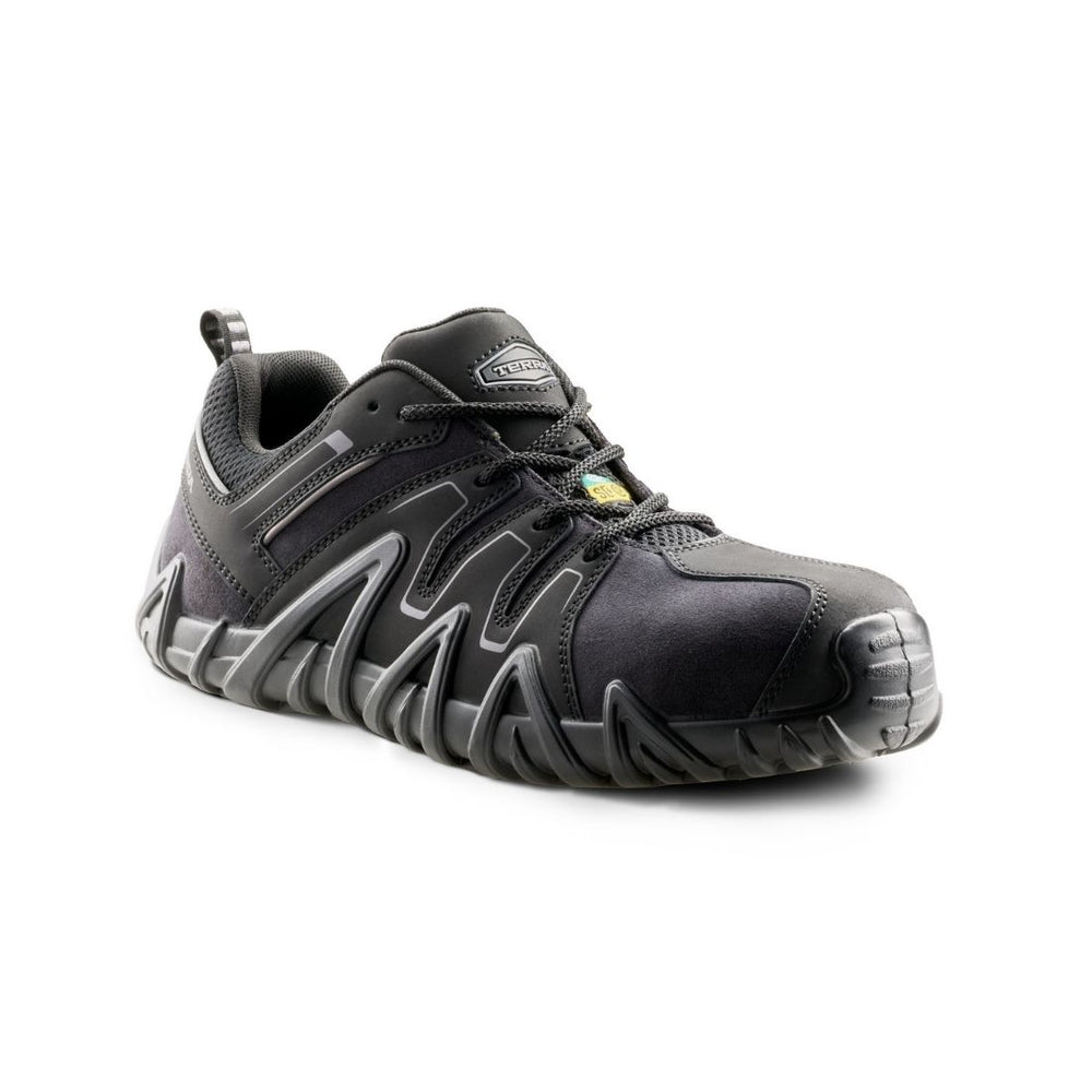 Terra Spider 3.0 Unisex Lightweight SD Composite Toe Work Shoe 1092BK - Black