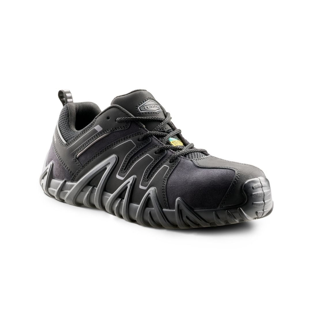 Terra Spider 3.0 Unisex Lightweight SD Composite Toe Work Shoe 1092BK - Black