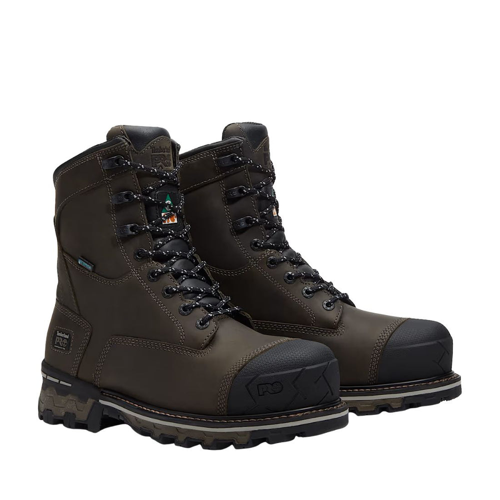 Timberland PRO Boondock Men's 8" Waterproof Composite Toe Safety Boot TB0A5PK1EIQ - Grey