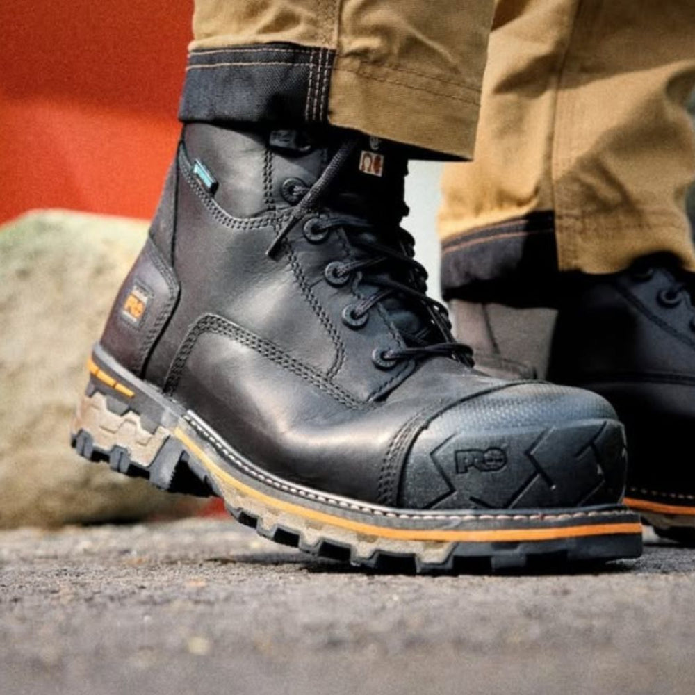 Timberland PRO Boondock Men's 8" Waterproof Composite Toe Safety Boot 89645 - Black