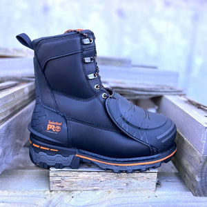 Timberland PRO Boondock Men's 8" Waterproof Composite Toe Safety Boot with External MET Guard - TB0A66G7EDW Black