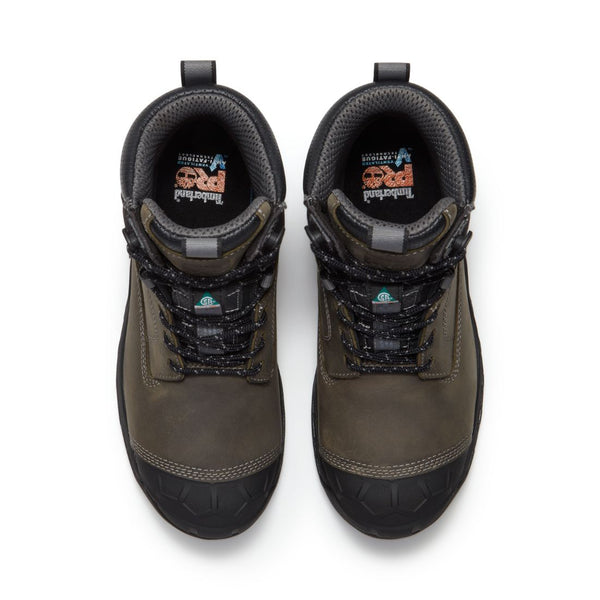 Timberland PRO Boondock Ultralight Men's CSA 6" WP Composite Toe Safety Boot TB0A63GKA4F - Grey