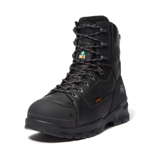 Timberland PRO Endurance EV Men's 8" Internal MET Guard Waterproof Composite Toe Work Boot TB0A63V6W02 - Black
