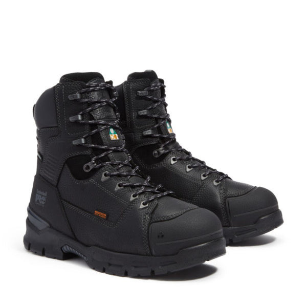 Timberland PRO Endurance EV Men's 8" Internal MET Guard Waterproof Composite Toe Work Boot TB0A63V6W02 - Black