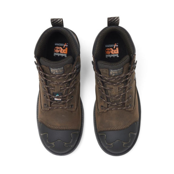 Timberland PRO Magnitude Men's 6" Waterproof Composite Toe Work Boot TB0A61UF214 - Brown