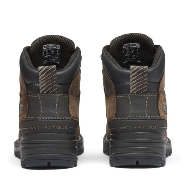 Timberland PRO Magnitude Men's 6" Waterproof Composite Toe Work Boot TB0A61UF214 - Brown