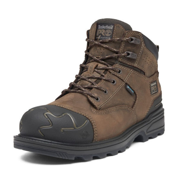 Timberland PRO Magnitude Men's 6" Waterproof Composite Toe Work Boot TB0A61UF214 - Brown
