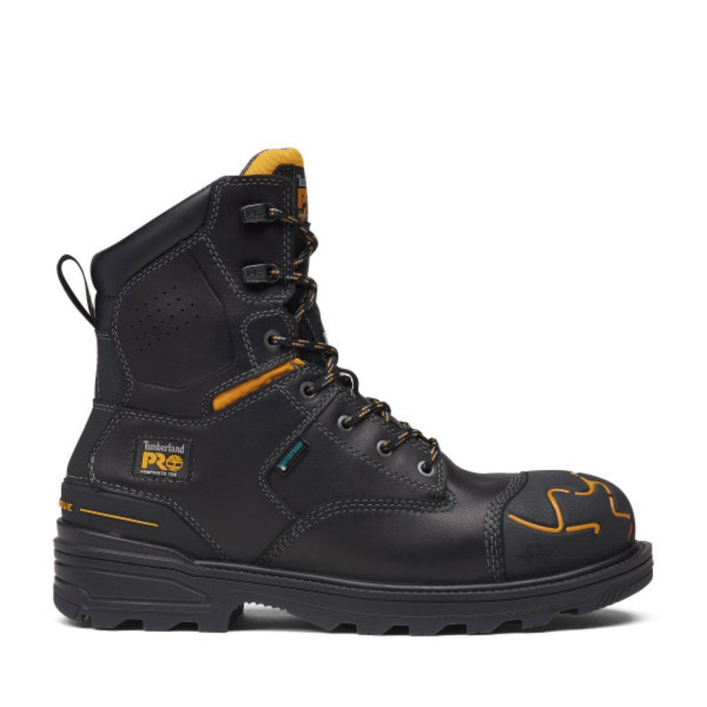 Timberland PRO Magnitude Men's 8" Waterproof Composite Toe Work Boot TB0A5M5X001 - Black