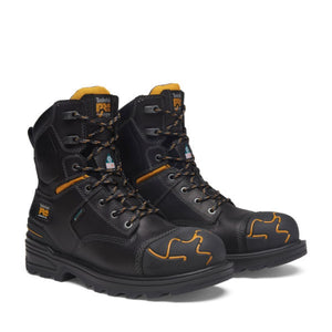 Timberland PRO Magnitude Men's 8" Waterproof Composite Toe Work Boot TB0A5M5X001 - Black