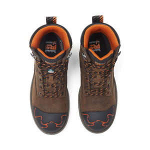 Timberland PRO Magnitude Men's 8" Waterproof Composite Toe Work Boot TB0A5M6J214 - Brown
