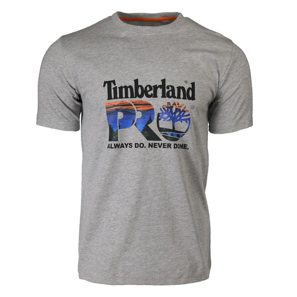 Timberland PRO Men's Short-Sleeve Cotton Core Graphic Work T-Shirt - Grey