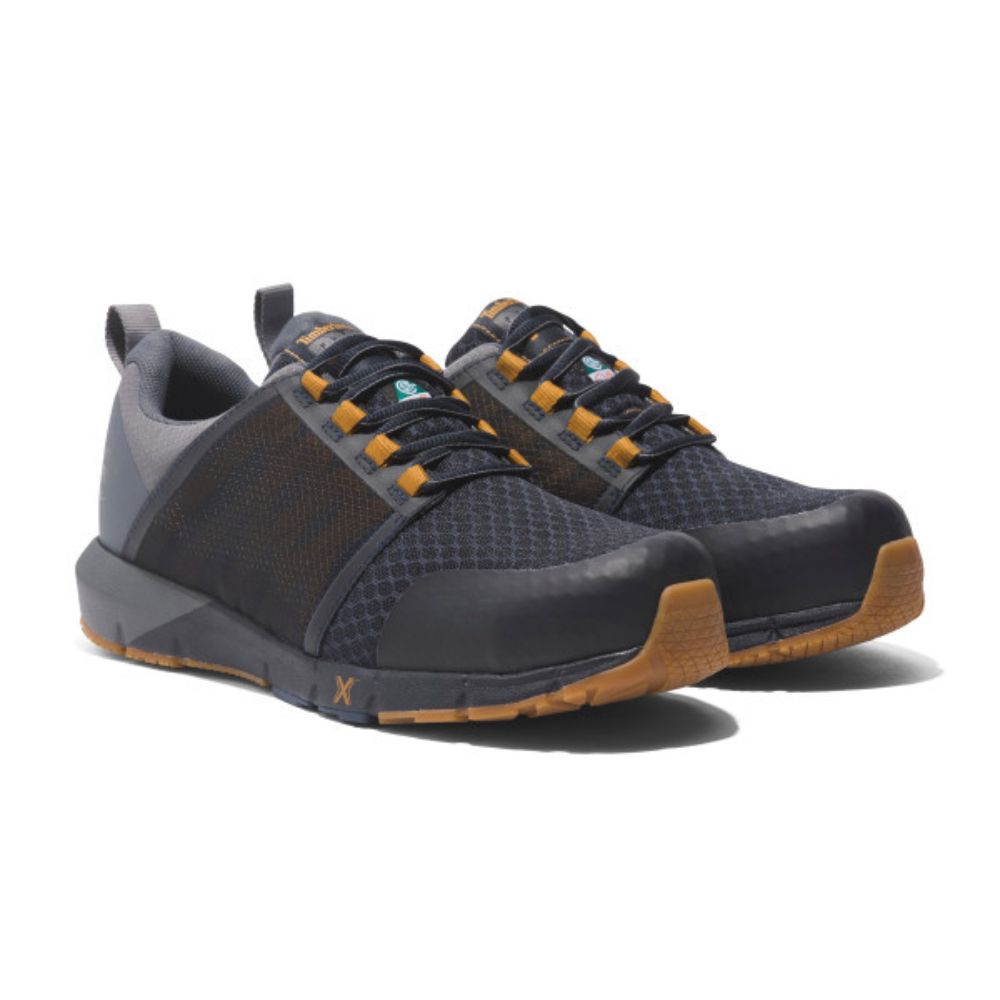Timberland PRO® Radius Men's Athletic Composite Toe Work Shoe TB0A5WZY484 - Navy/Orange