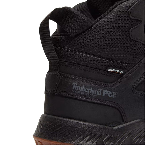Timberland PRO Tempe Men's Waterproof 6" Alloy Toe Work Boot TB0A63XBEK5 - Black