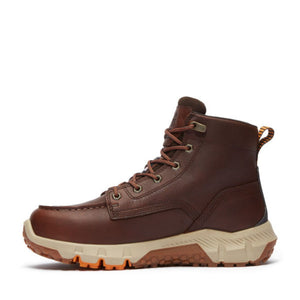 Timberland PRO Tempe Moc Toe Men's Waterproof 6" Alloy Toe Work Boot TB0A42EGEM6 - Brown