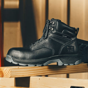 Timberland PRO Titan Men's 6" Waterproof Composite Toe Work Boot TB0A5T7K001 - Black