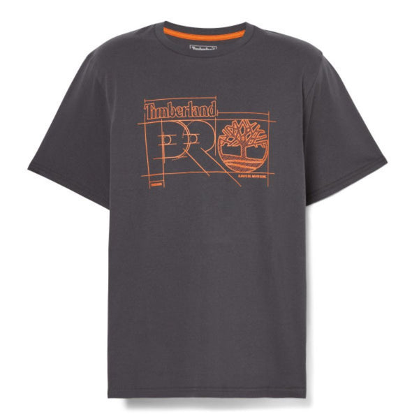 Timberland PRO® Men's Short-Sleeve Innovation Pro Blueprint Work T-Shirt - Asphalt