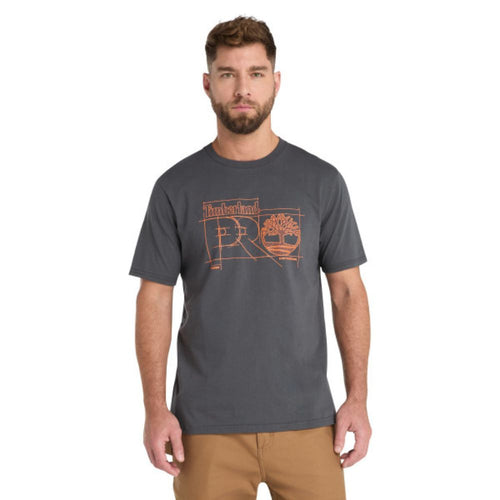 Timberland PRO® Men's Short-Sleeve Innovation Pro Blueprint Work T-Shirt - Asphalt