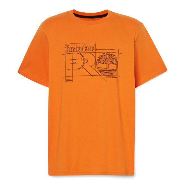 Timberland PRO® Men's Short-Sleeve Innovation Pro Blueprint Work T-Shirt - Orange