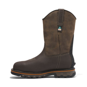Timberland PRO® True Grit Men's Pull-On Waterproof Composite Toe Safety Boot TB0A5U6Y214 - Brown